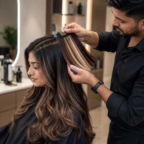 Custom colour matching for Indian human hair