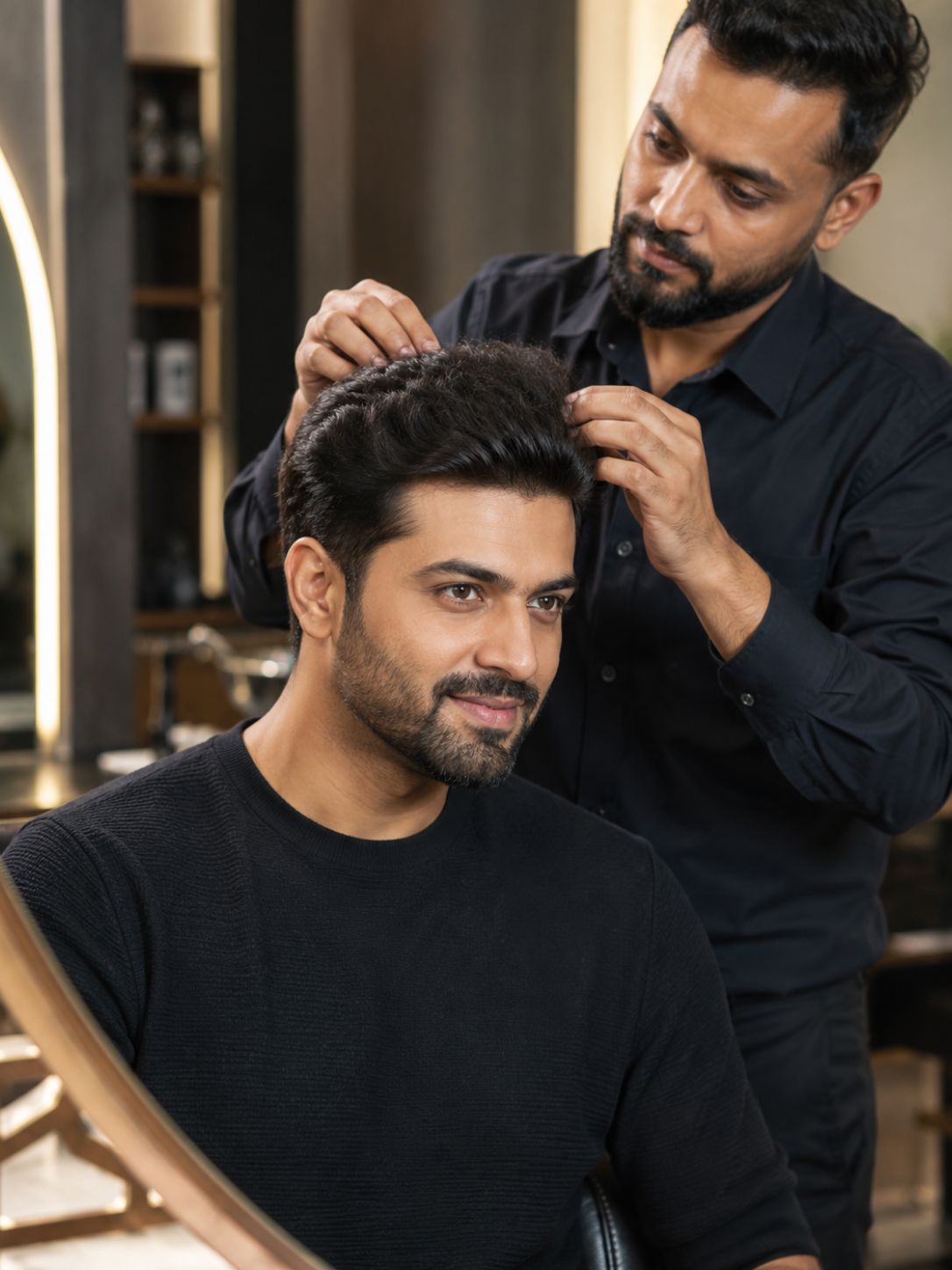 Human hair wigs and toppers for Indian men