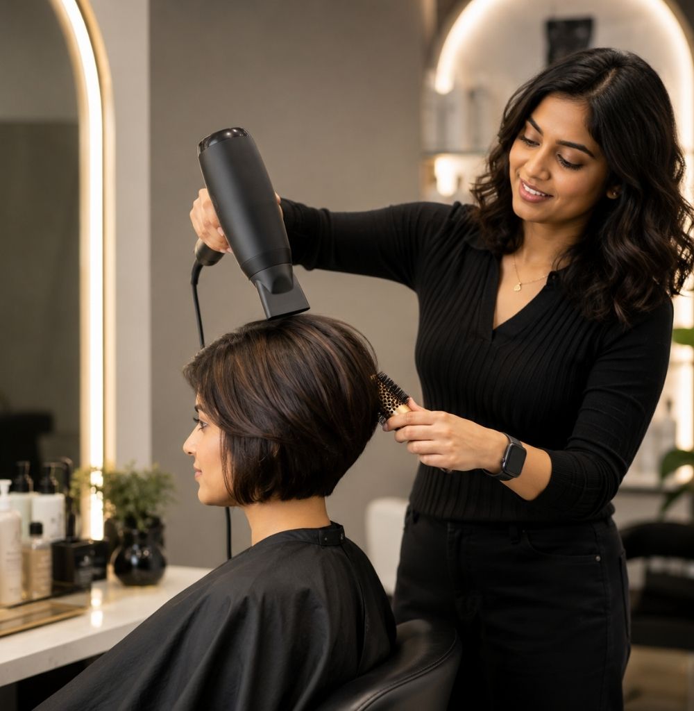 Professional Indian hair styling service